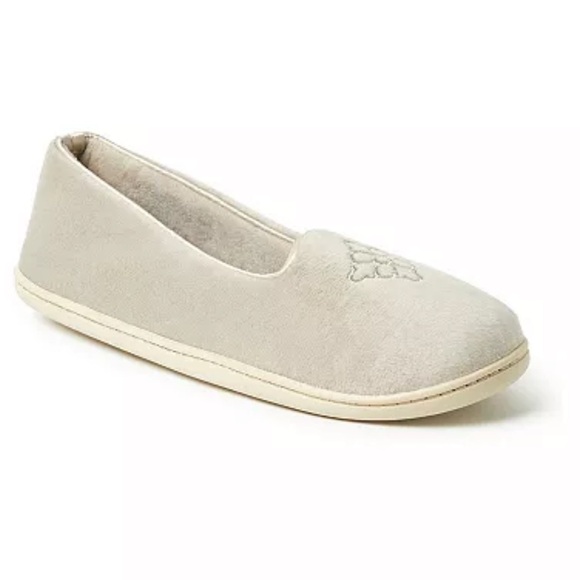 NWT Dearfoams khaki Size XL 11-12 memory foam women slippers - Picture 1 of 10